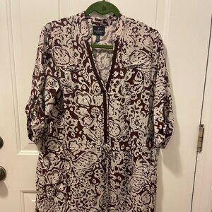 Adrianna Papell Drawstring Waist Dress